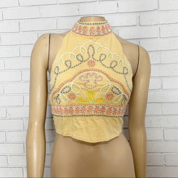 Free People Nectar Combo Goa Embroidered Crop Top - Picture 10 of 14